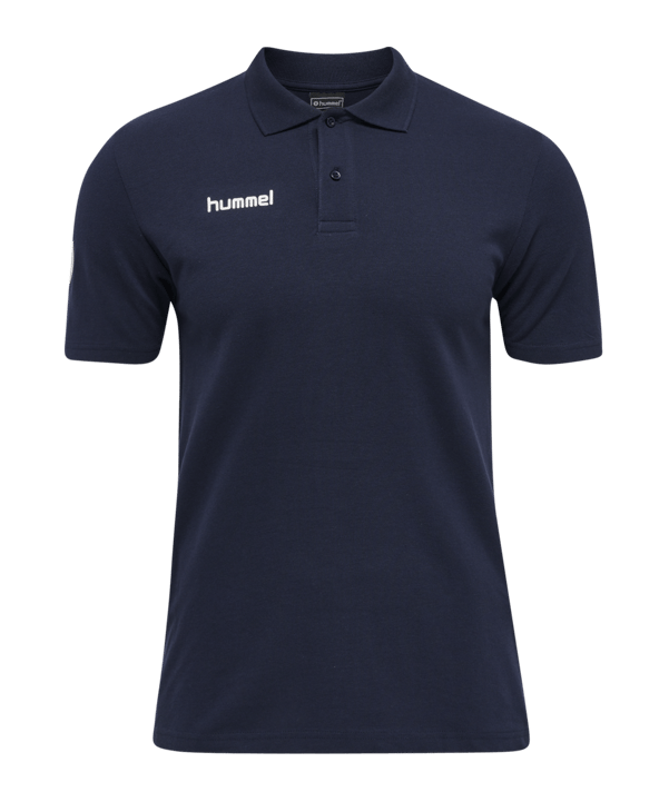 Hummel Cotton Poloshirt Blau F7026 - blau