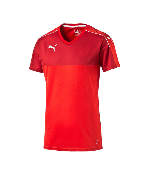 PUMA Accuracy Trikot kurzarm Kids Rot Weiss F01 - rot