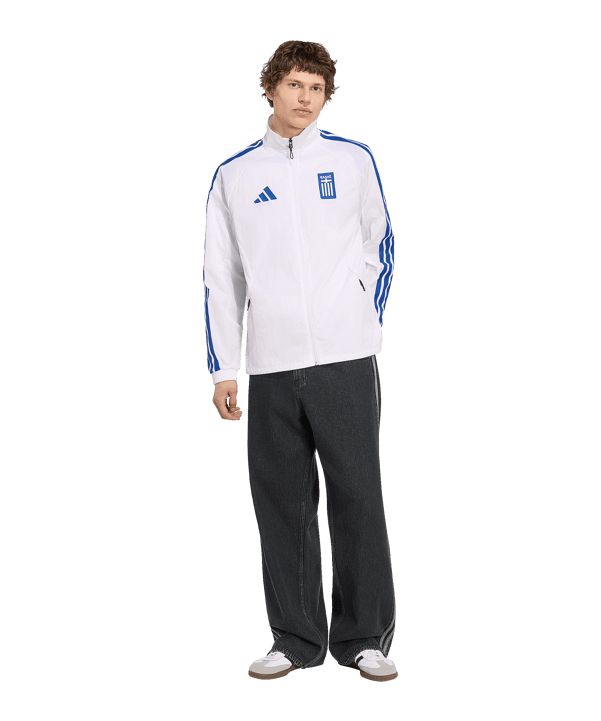 adidas Grèce Anthem Veste Blanc - blanc