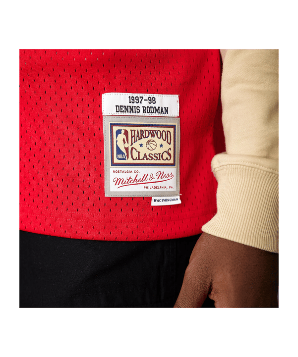 Mitchell and Ness 1997-1998 Dennis Mitchell T-Shirt Rot - rot