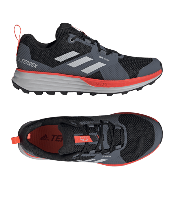 adidas Terrex Two Gore-Tex Running Schwarz - schwarz