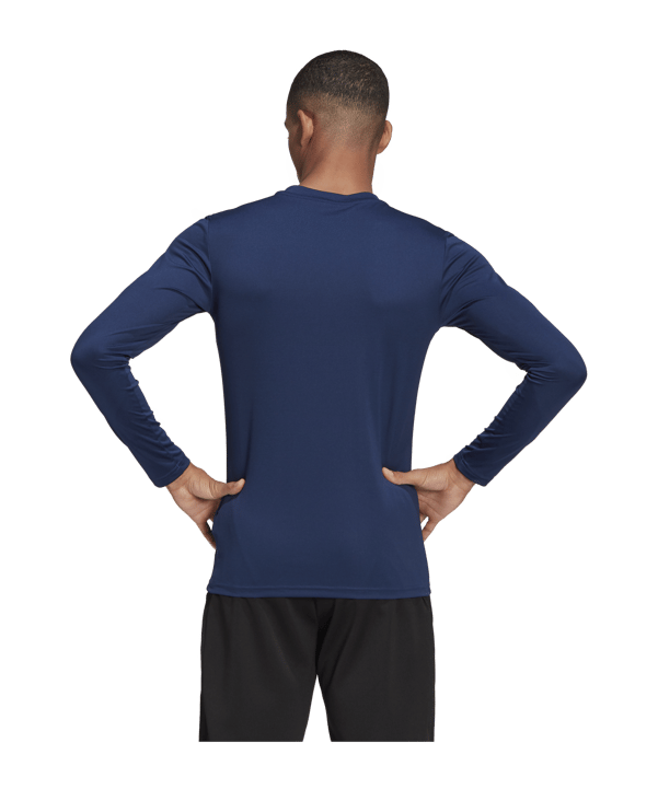 adidas Team Base Top langarm Blau - blau