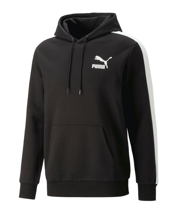 PUMA T7 ICONIC Hoody Schwarz F01 - schwarz