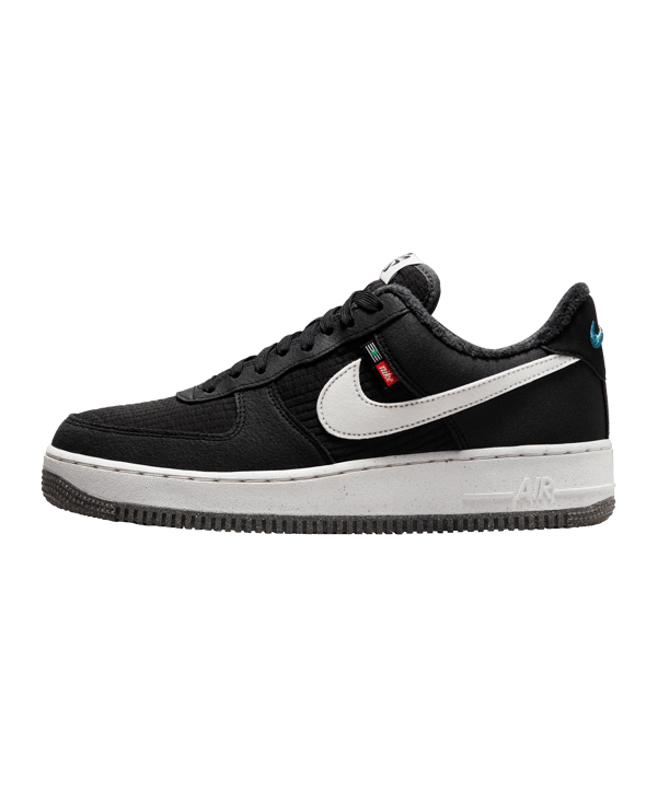 Nike Air Force 1 07 LV8 Schwarz Weiss F001 - schwarz