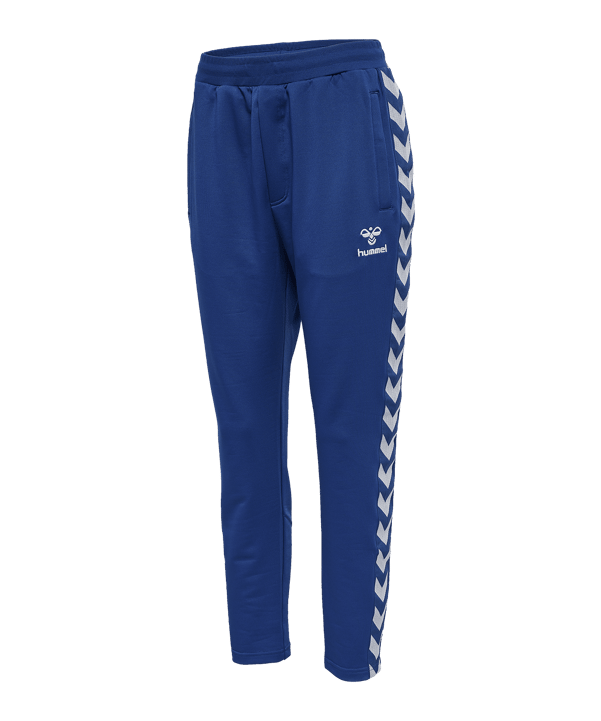 Hummel hmlNATHAN 2.0 Tapered Trainingshose F7045 - blau