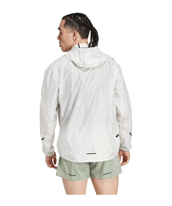 adidas Terrex XPR Light Kapuzenjacke Weiss - weiss