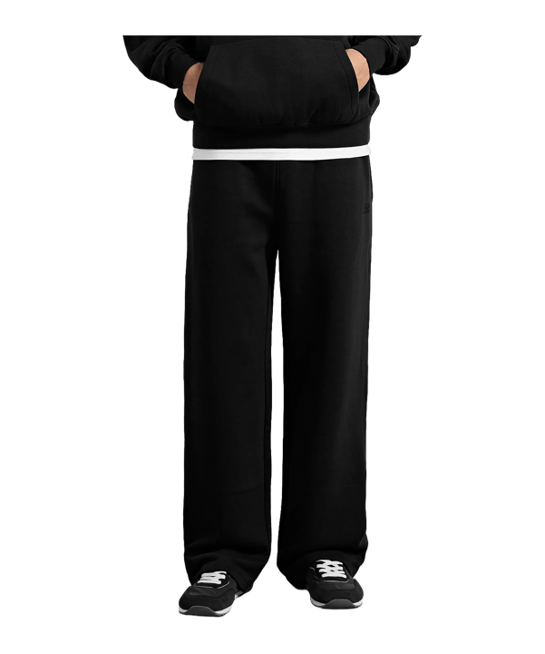 Burocs Basic Wide pantaloni jogging nero - nero