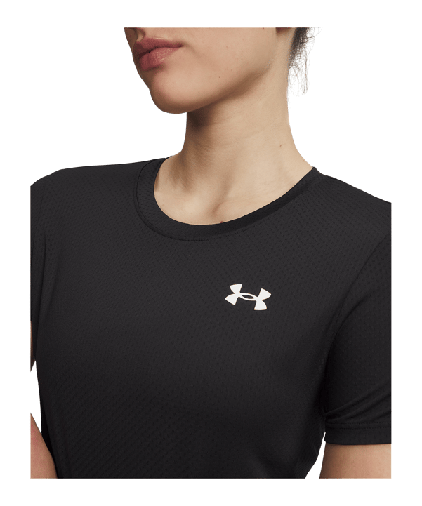 Under Armour Tech Mesh T-Shirt Damen Schwarz F001 - schwarz