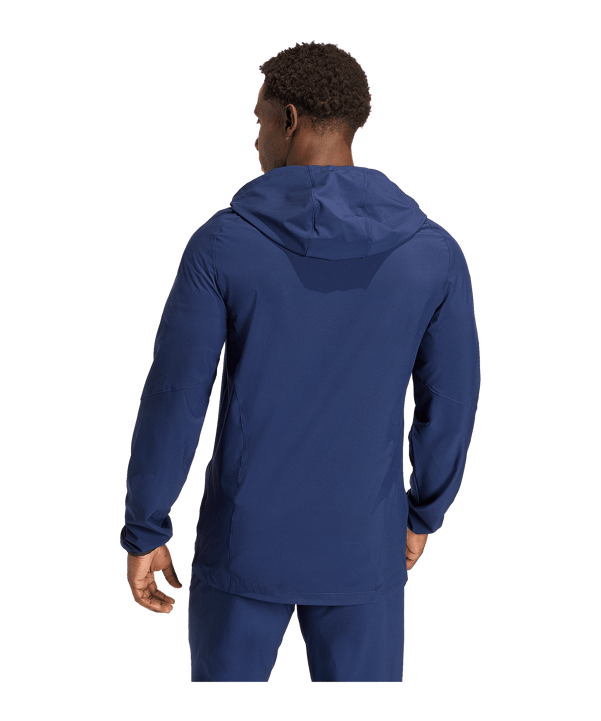 adidas Tiro Travel Windjacke Dunkelblau - schwarz