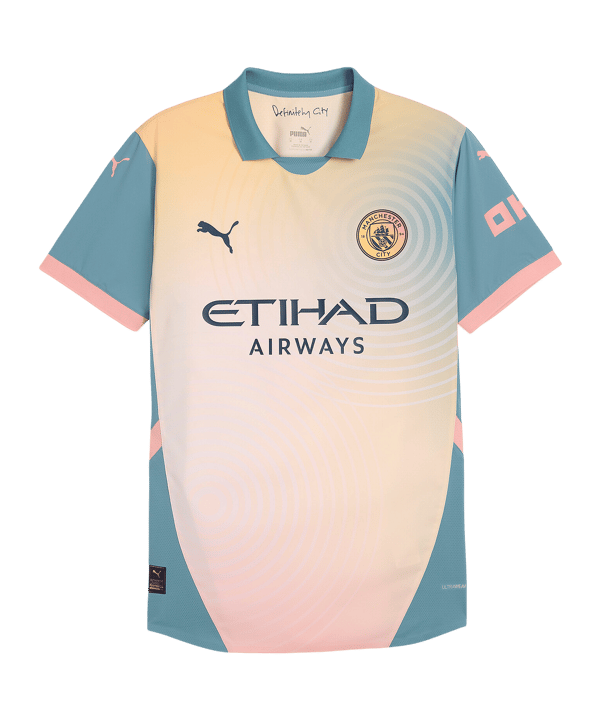 PUMA Manchester City Auth. Trikot 4th 2024/2025 Pink F04 - rosa
