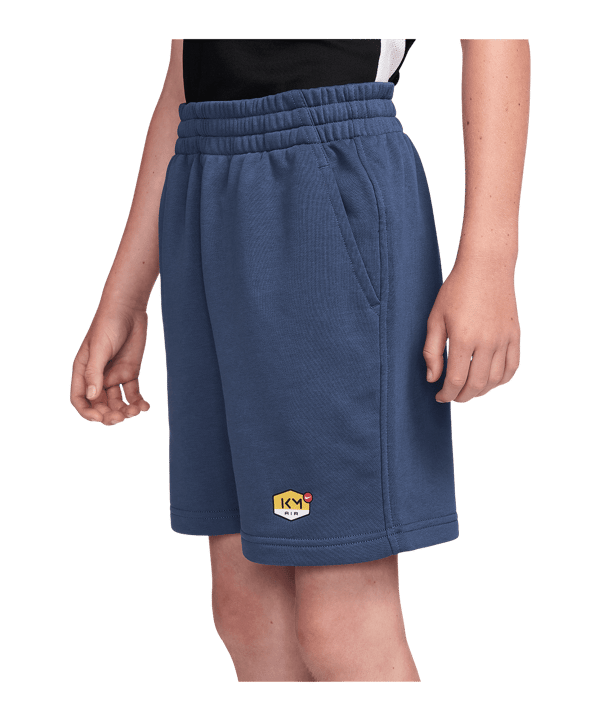 Nike Club Fleece Kylian Mbappe Short Kids Blau F461 - blau