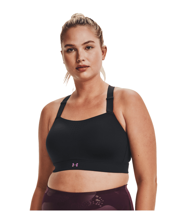 Under Armour Rush High Sport-BH Damen Schwarz F001 - schwarz