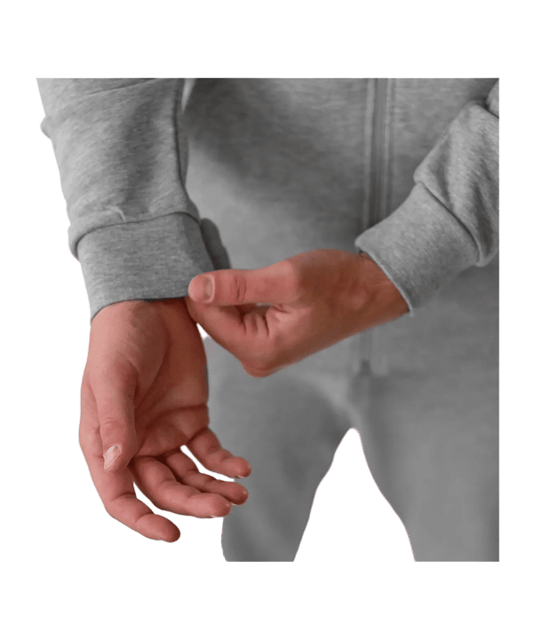 JAKO Base Jas met capuchon Grijs K041 - grijs