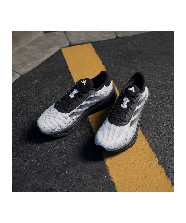 adidas Supernova Stride Schwarz Weiss - schwarz