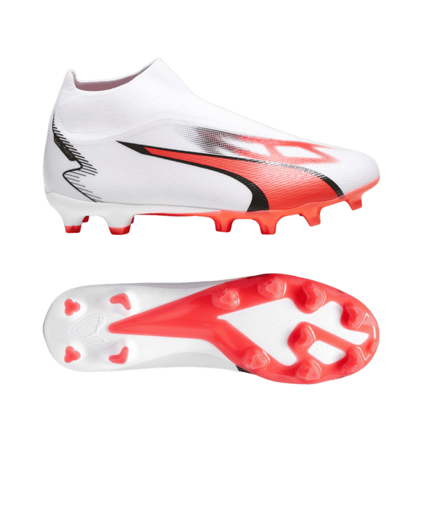 PUMA ULTRA Match LL FG/AG Breakthrough Weiss Rot F01 - weiss