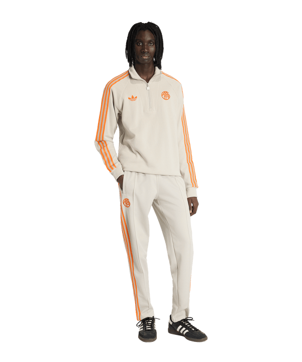 adidas FC Bayern München Originals Zip Top Beige - beige