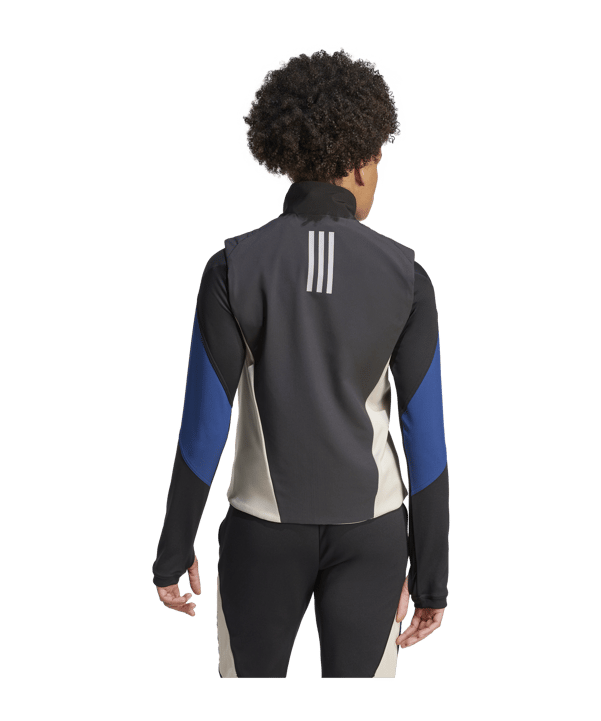 adidas Tiro 23 Competition Weste Winter Damen Schwarz Beige - schwarz