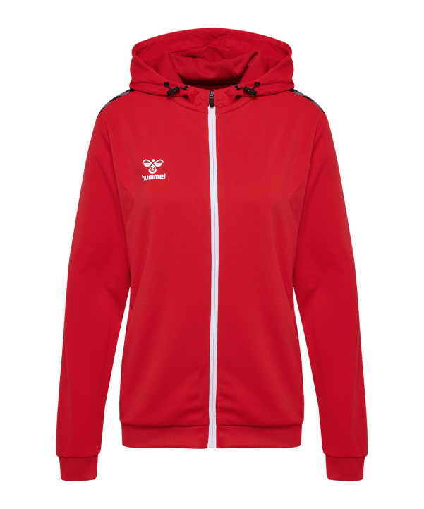 Hummel AUTHENTIC PL Kapuzenjacke Damen Rot F3062 - rot