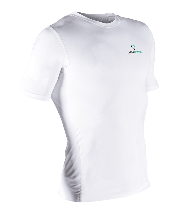 Gamepatch Compressishirt Hemd Weiß - weiss