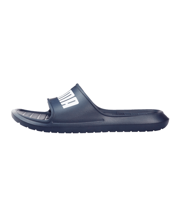 PUMA Divecat v2 Lite Badelatsche Blau Weiss F02 - blau