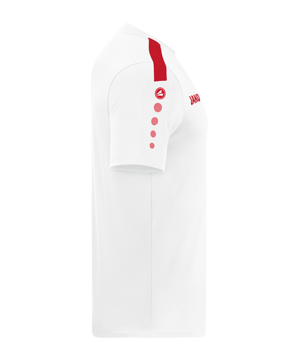 JAKO Power Trikot Weiss Rot F004 - weiss