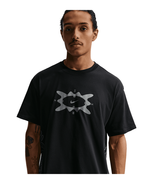 Nike NSW LSE Reflective Cycle T-Shirt Schwarz F010 - schwarz