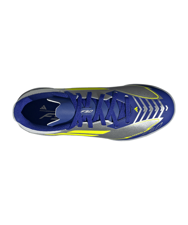 adidas F50 League TF Messi Kids Silber - silber