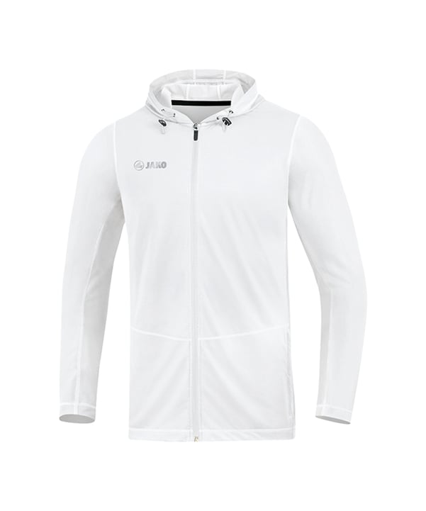 JAKO Run 2.0 Kapuzenjacke Kids Weiss F00 - weiss