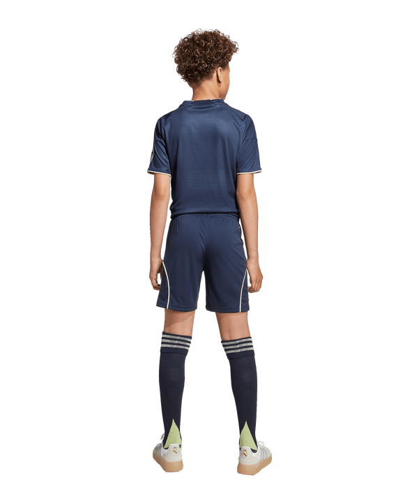 adidas Real Madrid Mini Trikot Set Away 2025/2026 Kids Blau - blau
