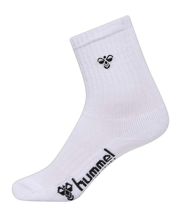 Hummel 3-Pack Bee Socken Kids Weiß F9001 - weiss