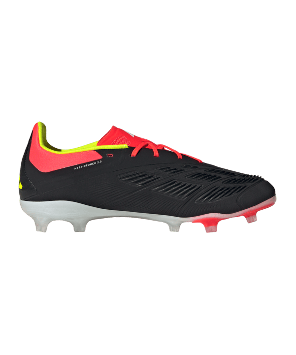 adidas Predator Elite FG Solar Energy Kids Schwarz Weiss Rot - schwarz