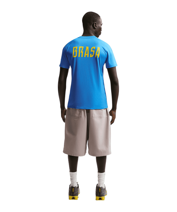 Nike CBF Brasilien Trainingsshirt Blau F435 - blau