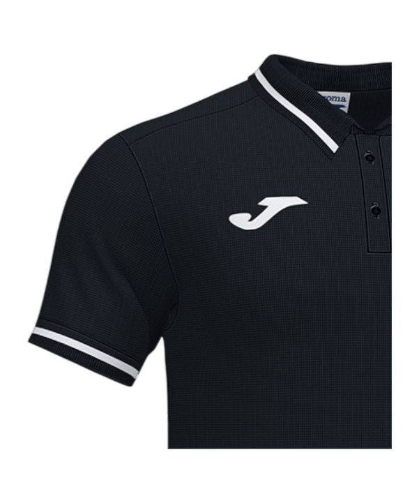 Joma Confort II Polo Schwarz - schwarz