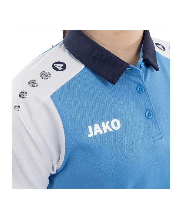 JAKO Dynamic Polo Damen Blau F431 - blau