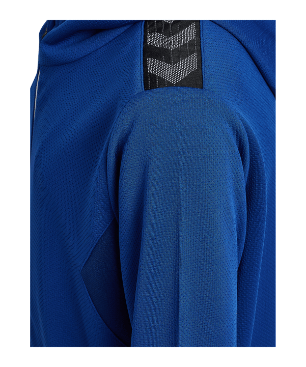 Hummel hmlAUTHENTIC PL Kapuzenjacke Kids Blau F7045 - blau