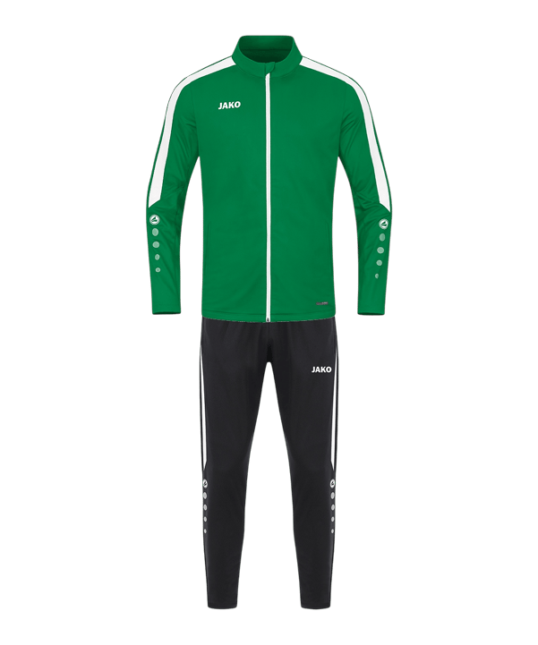 JAKO One Power Trainingsanzug Kids Grün F200 - gruen