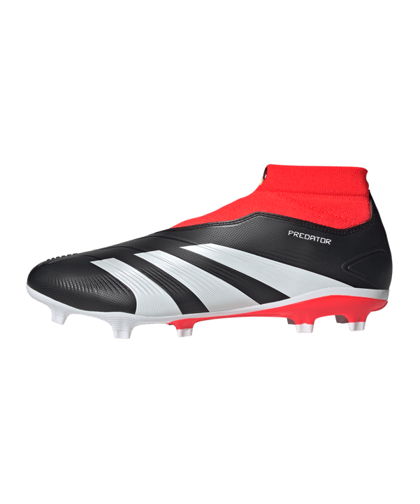 adidas Predator League LL FG Solar Energy Schwarz Weiss Rot - schwarz