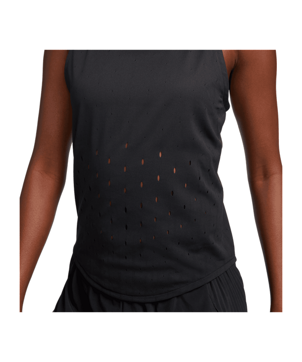 Nike AeroSwift Running Singlet Damen Schwarz F010 - schwarz
