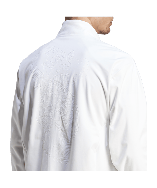 adidas Velour Pro Jacke Weiss - weiss