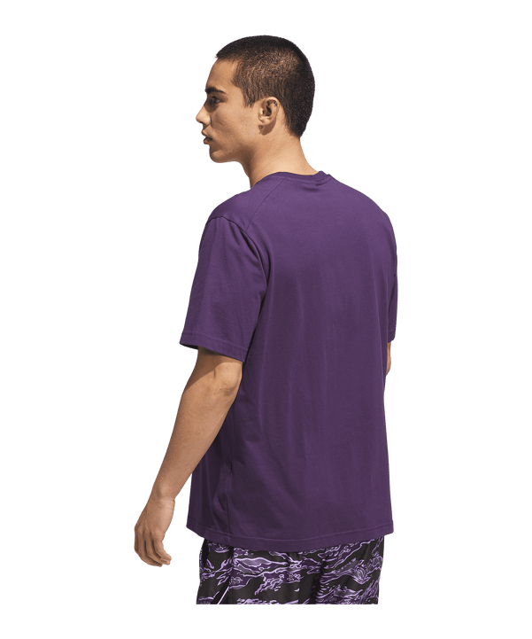 adidas Graphic T-Shirt Lila - lila