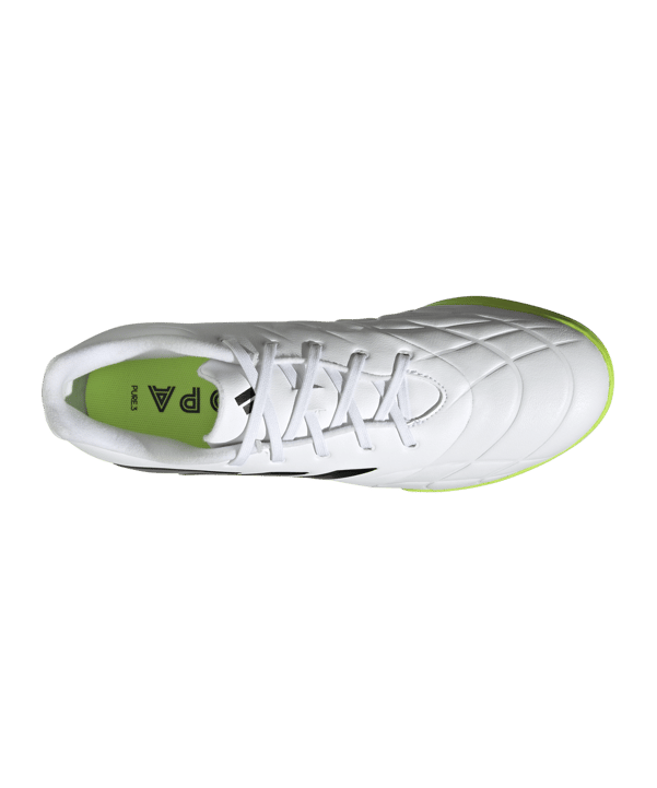 adidas COPA Pure.3 TF Crazyrush Weiss Schwarz Gelb - weiss