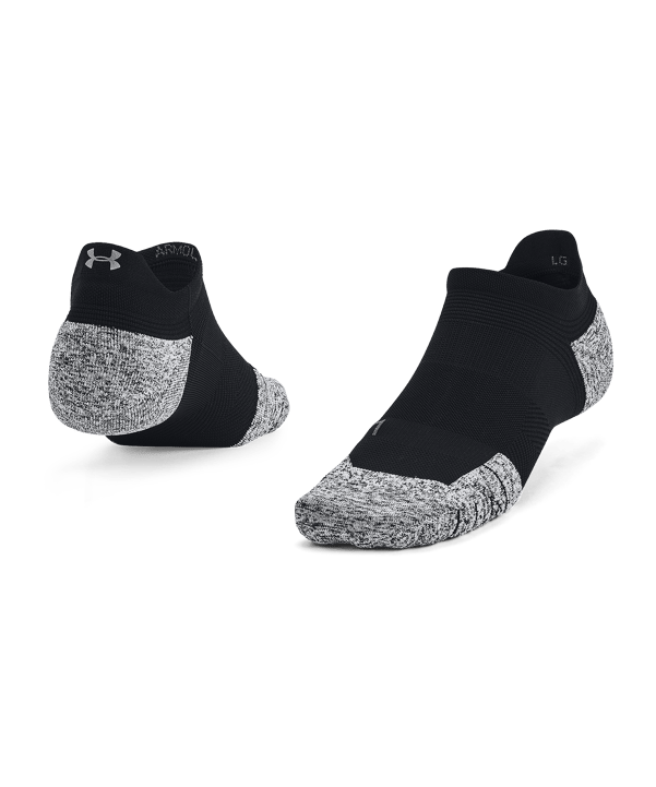 Under Armour Ad Run Cushion Socken Schwarz F001 - schwarz