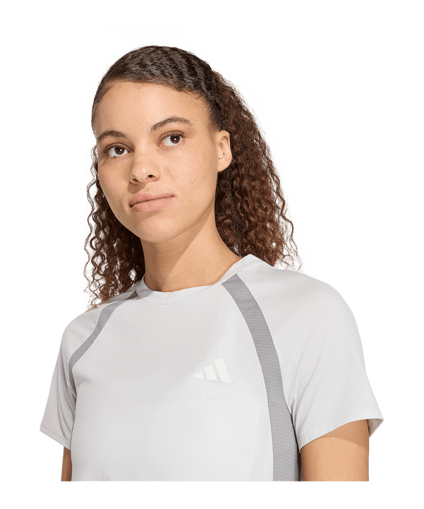 adidas Archive Running T-Shirt Damen Grau - grau