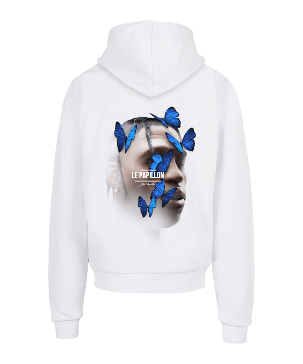 Mister Tee Le Papilloversized Hoody Weiß - weiss