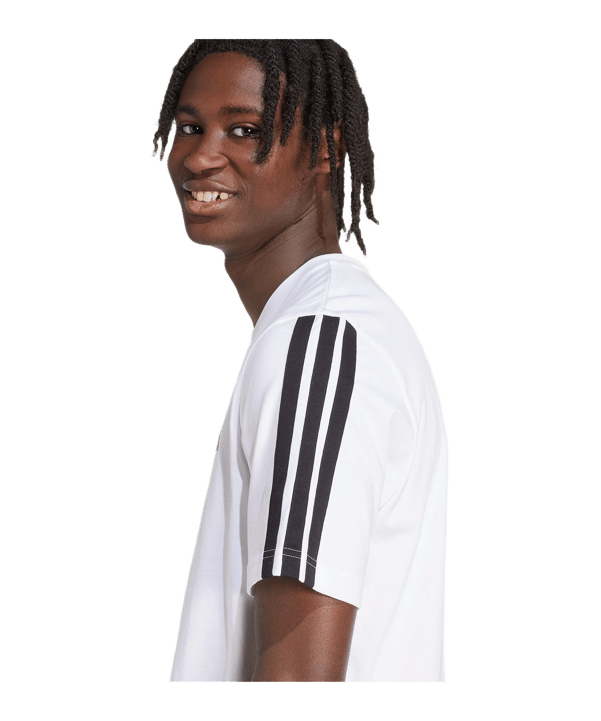 adidas 3 Stripes T-Shirt Weiß - weiss