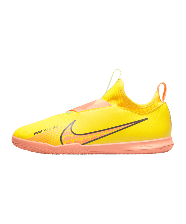 Nike Jr Air Zoom Mercurial Vapor XV Academy IC Halle Kids Gelb Lucent Rosa F780 - gelb