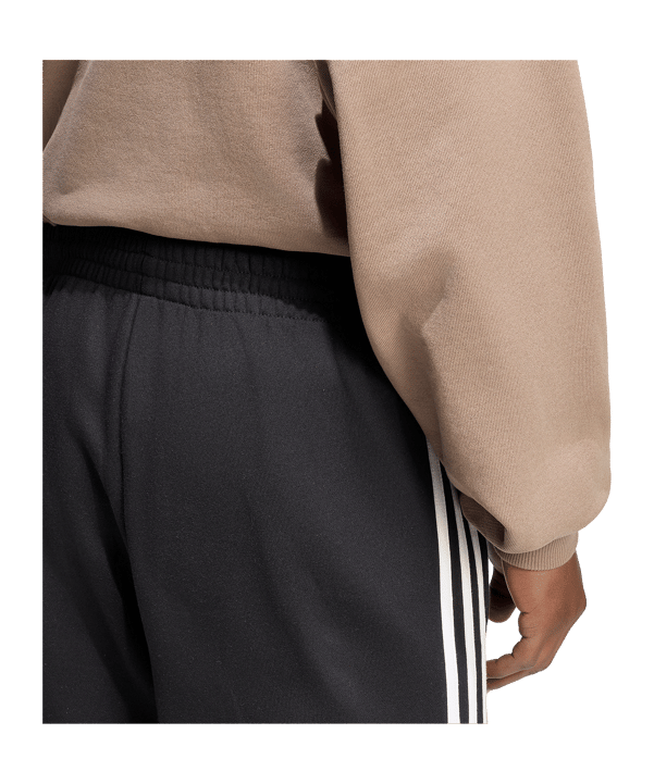 adidas Essentials 3-Stripes French Terry Tapered Cuffed Manguera Nero - nero