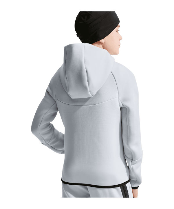 Nike KNVB Niederlande Tech Fleece Kapuzenjacke Kids Grau F025 - grau