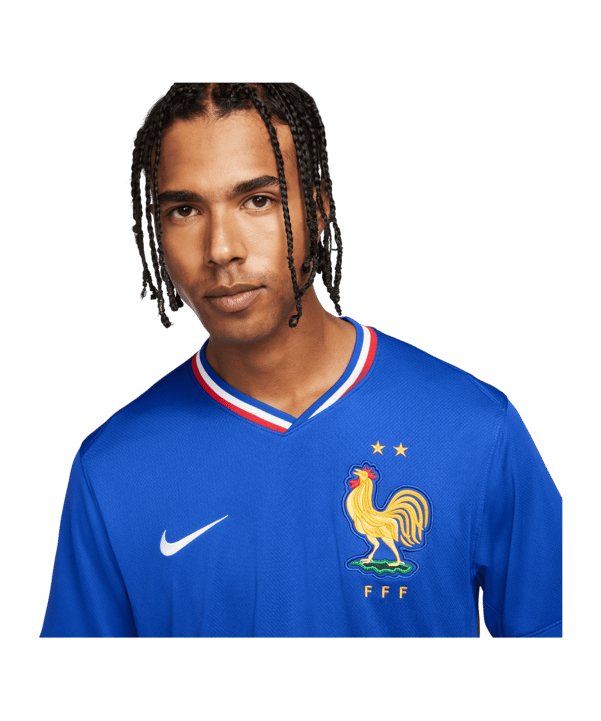 Nike Frankreich Trikot Home EM 2024 Blau F452 - blau