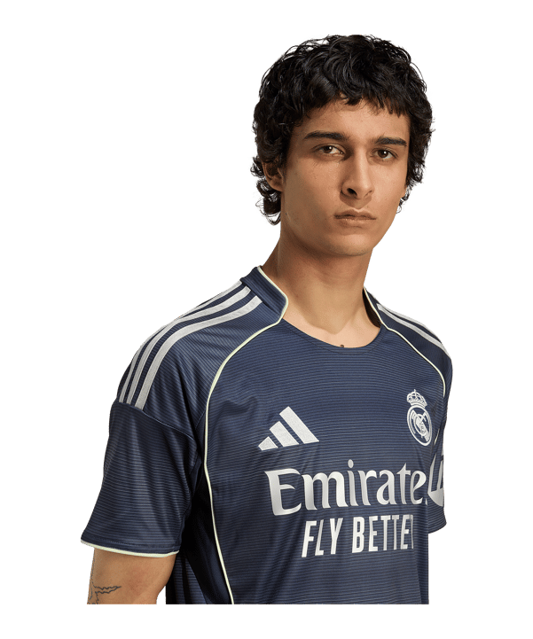 adidas Real Madrid Trikot Away 2025/2026 Blau - blau